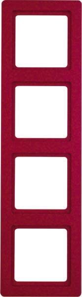 Rahmen 4-fach 10146062 rot samt