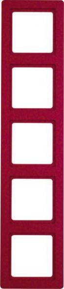 Rahmen 5-fach 10156062 rot samt
