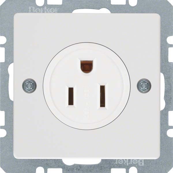 Steckdose 41666089 polarweiß samt