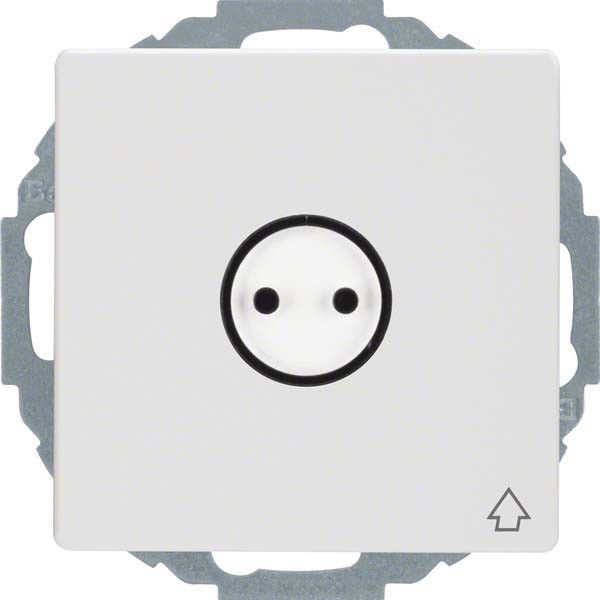 SCHUKO-Steckdose 47446049 polarweiß samt