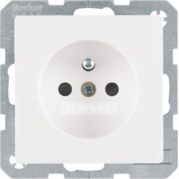 Steckdose 6768766089 polarweiß samt