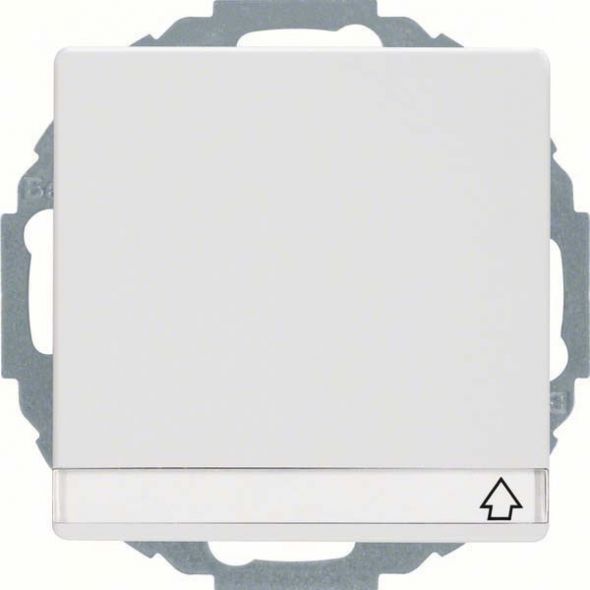 SCHUKO-Steckdose 47466089 polarweiß samt