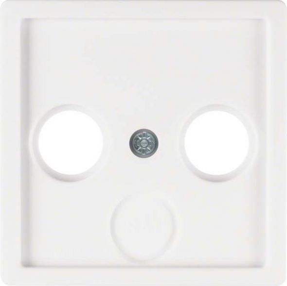 Zentralstück 12036089 polarweiß samt