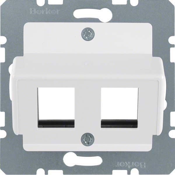 Zentralplatte 14641909 polarweiß matt samt