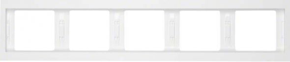 Rahmen 5-fach 13937009 polarweiß glänzend