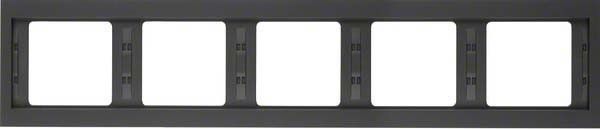 Rahmen 5-fach 13937006 anthrazit matt lackiert