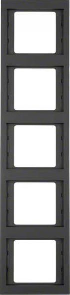Rahmen 5-fach 13537006 anthrazit matt lackiert