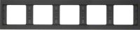 Rahmen 5-fach 13937006 anthrazit matt lackiert
