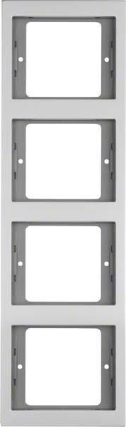 Rahmen 4-fach 13437003 alu eloxiert