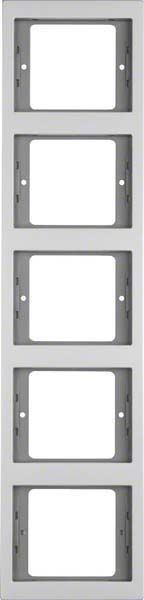 Rahmen 5-fach 13537003 alu eloxiert