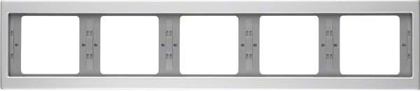 Rahmen 5-fach 13937003 alu eloxiert