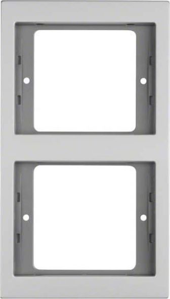 Rahmen 2-fach 13237003 alu eloxiert