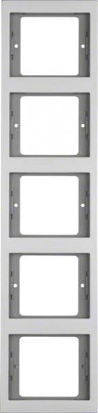 Rahmen 5-fach 13537003 alu eloxiert