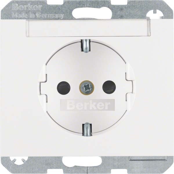 SCHUKO-Steckdose 47387009 polarweiß glänzend