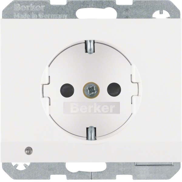 SCHUKO-Steckdose 41097009 polarweiß glänzend