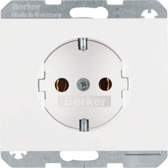 SCHUKO-Steckdose 41157009 polarweiß glänzend