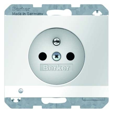 Steckdose 6765107009 polarweiß glänzend