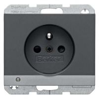 Steckdose 6765107006 anthrazit matt lackiert