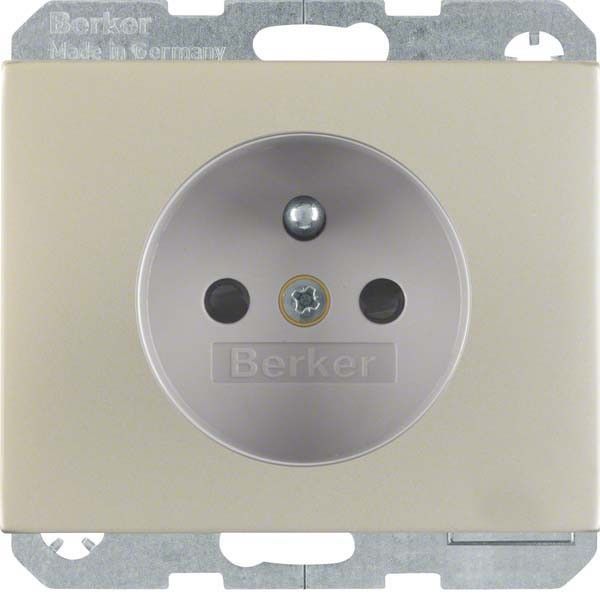 Steckdose 6768757004 edelstahl mattiert