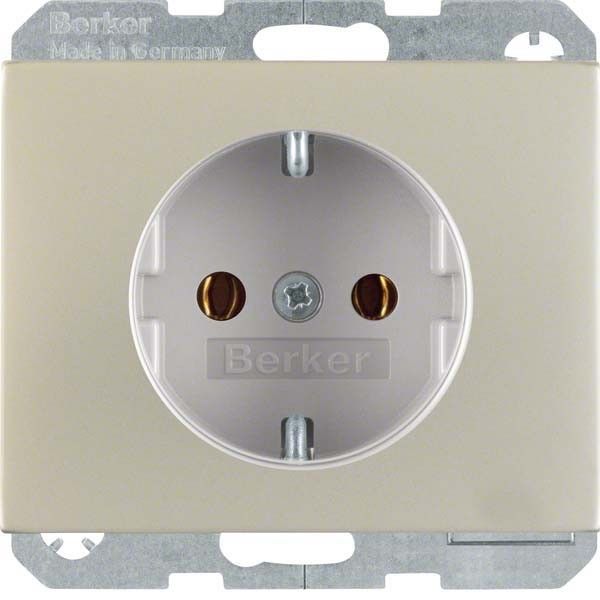 SCHUKO-Steckdose 41157004 edestahl mattiert