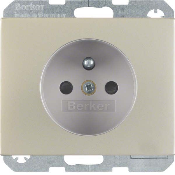 Steckdose 6765757004 edelstahl mattiert