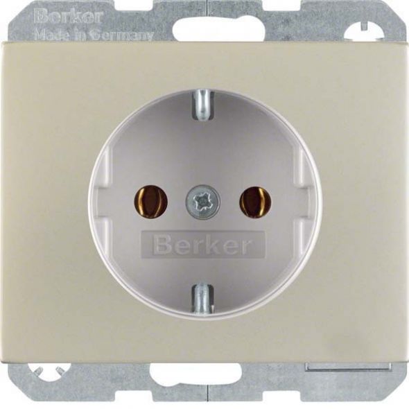 SCHUKO-Steckdose 41157004 edestahl mattiert