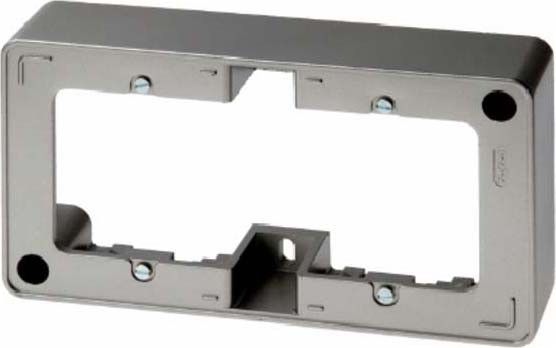 AP-Rahmen 2-fach 10309004 edelstahl lackiert