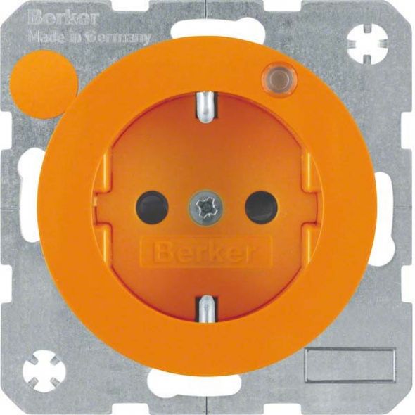 Steckdose 6765092007 orange glänzend