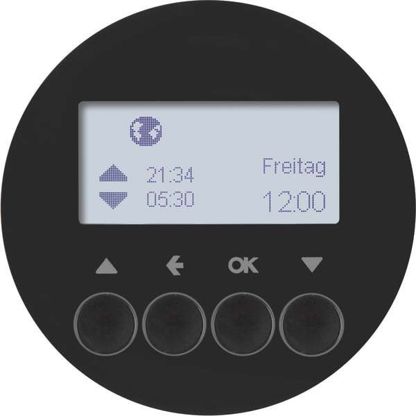Jalousie-Schaltuhr 85741131 schwarz glänzend