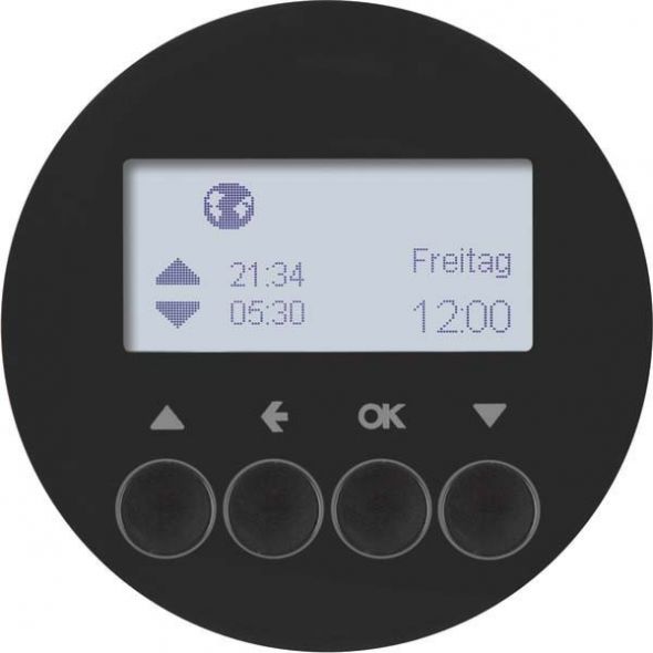 Jalousie-Schaltuhr 85741131 schwarz glänzend