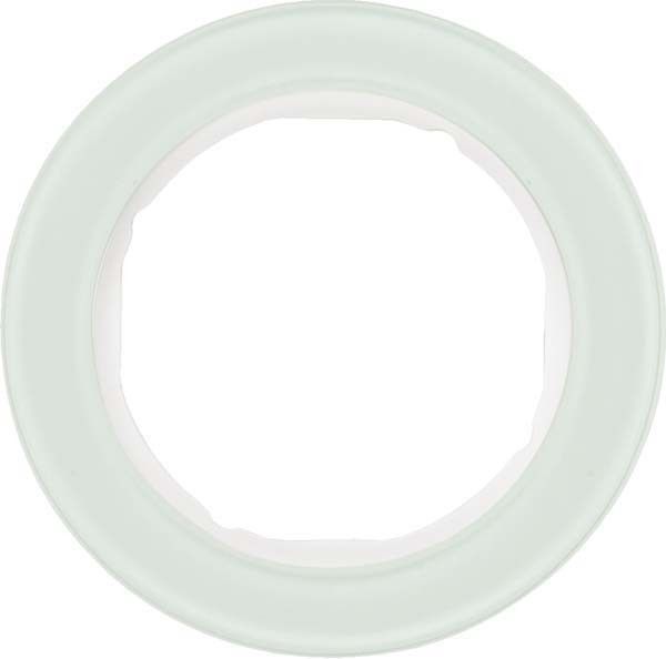 Rahmen 1-fach 10112009 Glas polarweiß