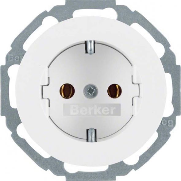 SCHUKO-Steckdose 47552089 polarweiß glänzend