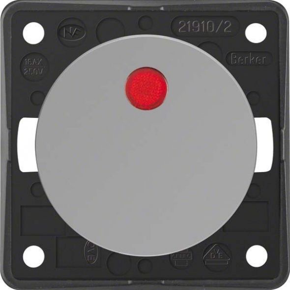 Kontrollschalter 937522507 grau glänzend