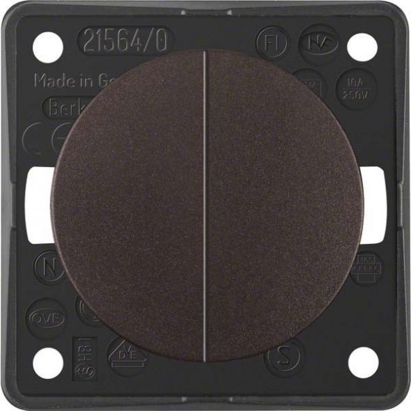 Serientaster 936752501 braun matt