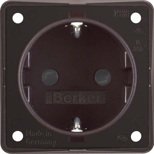 SCHUKO-Steckdose 947792501 braun matt