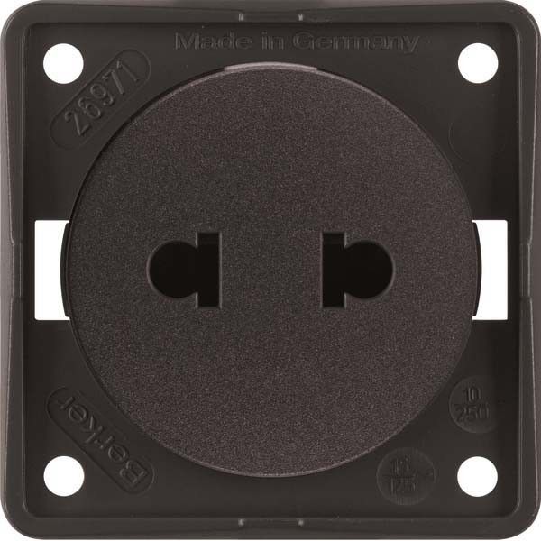 Steckdose 962572501 braun matt