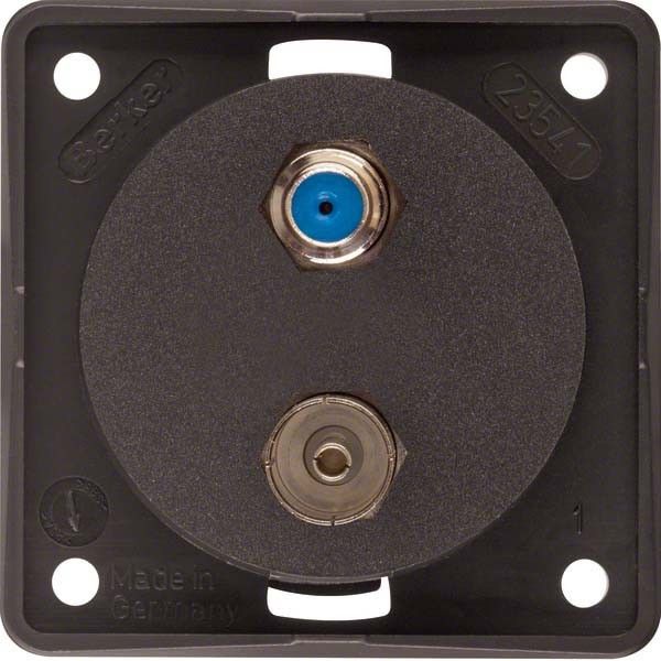 Antennen Verbinderdose 945602501 braun matt