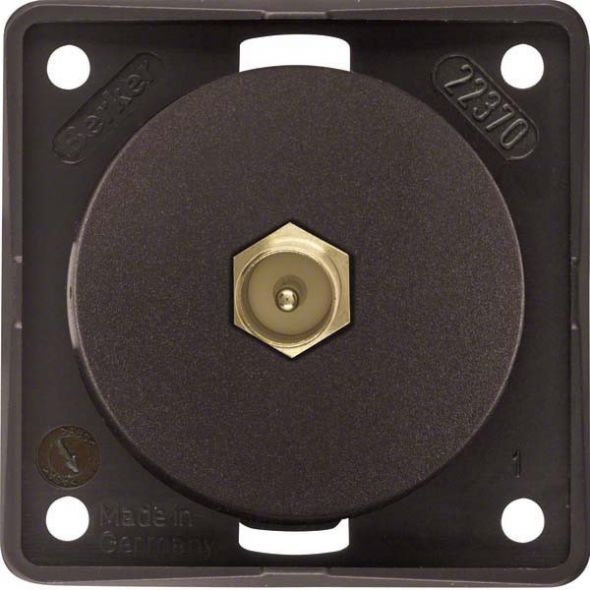 Antennen Verbinderdose 945812501 braun matt