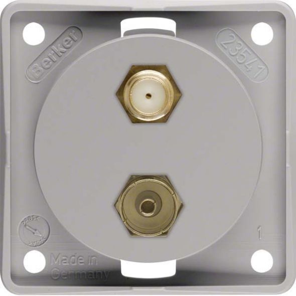 Antennen Verbinderdose 945602506 grau matt