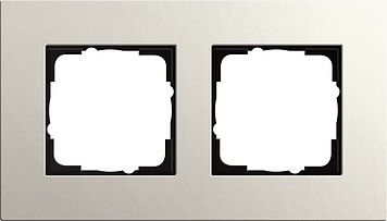 System 55 Esprit 2-fach Rahmen hellgrau 0212220