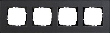 System 55 Esprit 4-fach Rahmen schwarz 0214226