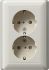 Schuko-Doppelst.ds. cws-gl 078301