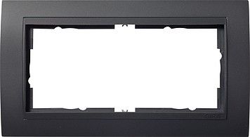 System 55 Event 2-fach Rahmen anthrazit o.M.100208