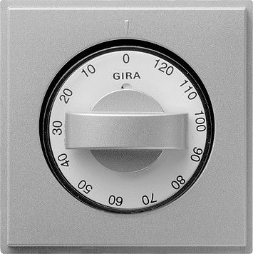 Abdeckung m.Knebel alu 066665