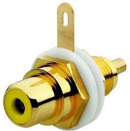 Cinch-Buchse gelb 0263/07