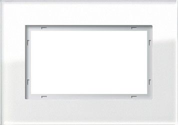 System 55 Esprit 1,5-fach Rahmen weiß 100112