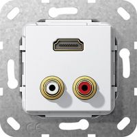 UP Tragring HDMI C Audio 567403 reinweiß glänzend