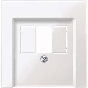 Zentralplatte polarweiß glänzend 296019