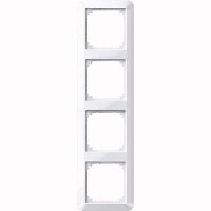 Rahmen 1-M 4-fach aktivweiß glänzend