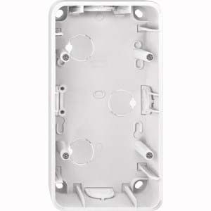 Aufputz Gehäuse 2-fach polarweiß glänzend